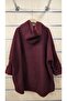 Italian Boucle Jacket with Hood, Plain Pattern - 6