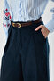 Velvet Trousers Navy Blue - 3