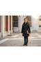 Unisex Children's Double-Breasted Belted Waterproof Trench Coat Raincoat - 2