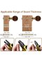 10 Pack Brass Cabinet Knobs and Pulls - Natural Gemstone Round Cabinet Knobs Head with Copper Base, - 5