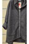 Italian Boucle Jacket with Hood, Plain Pattern - 3