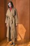 Wide Collar Trench Coat Khaki