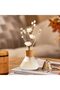 Reed Diffuser Stick, Handmade Brown Branches White Maimang Wood Flower Diffuser, with Rattan Sticks, - 4
