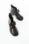 Amabella Genuine Leather Women's Short Boots with Bow Detail, Daily Stylish Boots and Shoes