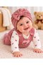 Gofre Baby Girl Bandana Bonnet Set - 2