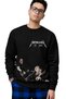 Unisex Oversize Metallica James Hetfield Printed Hoodless Crew Neck Rock Band Sweatshirt