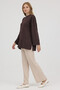 Women's Modal Fabric Tunic with Slits - 2