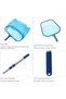 مجموعة شبكة تنظيف حمام السباحة تتضمن شبكة تنظيف أوراق عميقة واحدة ومشط أوراق بشبكة. - 6