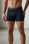 Men's Trend Breathable Relaxed Black Boxer - 3