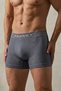 Men's Casual Comfort Daily 3-Piece Gray Boxer - 3