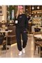 Swp Printed Cotton Oversize Hooded Sweet-Sweatpants Set - 3