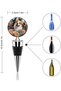 سدادات زجاجات النبيذ بنمط كورجي من الستانلس ستيل قابلة لاعادة الاستخدام مانعة للتسرب تحافظ على طازجة - 2