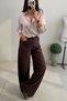 Soft Textured Jean Brown - 3