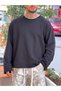 25-12 Open Collar Dirty Stitched Sweatshirt - 3