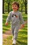 Boys' Winter Tracksuit Set Sweatshirt Bottoms Cotton Three-Thread Ribbed 3-4-5-6-7 Years Old (Please Choose One Size Larger) - 5