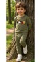 Boys' Winter Tracksuit Set Sweatshirt Bottoms Cotton Three-Thread Ribbed 3-4-5-6-7 Years Old (Please Choose One Size Larger) - 5