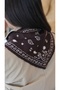 Triangle Brown Shawl - 2