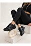 Women's Black and White Sole Mesh Anorak Laced Lightweight Sneaker Comfortable Running Shoes with Non-Slip Soles - 4