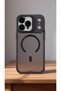 iPhone 18 Pro Compatible Case Matte Magsafe Camera Lens Protected Transparent Silicone Back Cover with Metal Camera Stand - 3