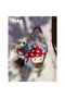 Korean Style Cute Mushroom Pattern Crossbody Shoulder Bag and Handbag with Fluffy Accessories for Daily Use - 7