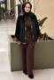 Plush Coat with Python Pattern Detail - 3