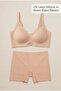 Women's Laser Cut Seamless Bra Panty Set - Flexible Non-Marking Underwear Set - 3