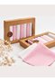 Box of 6 Cotton Baby Mouth Wipes – Pink/White