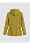Alita City Women's Green Hooded Coat with a Difference - 2