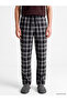 Esvab • Modern & Distinctive Standard Fit Checkered Embroidered Men's Pajama Bottoms - 2