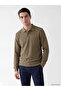 Rmz Gi̇yi̇m Farkiyla Devrik Roba Collar Men's Sweatshirt