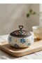 Papatya Series Ceramic Ashtrays and Sugar Bowls, 4 Different Colors, Available in Single or Double Sets - 4