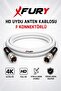 Hd Satellite Antenna Cable 5 Meters Full Hd 4K Tv Cable with F Connector - 2