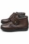 Printed Genuine Leather Non-Slip Sole Fully Fur-Lined Orthopedic Mother Boots - 4