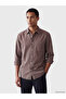 Rmz Gi̇yi̇m Farkiyla Standard Fit Gabardine Men's Shirt