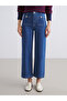 Esvab • Modern & Distinctive Culotte Fit Women's Jean Pants - 2