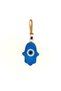 3 Pieces of Large Hand-Shaped Glass Ornaments – Glass Hamsa Hand Figure, Evil Eye Bead for Wall and Decoration, Glass Hand Charm - 4