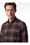 Esvab • Modern & Distinctive Standard Fit Checkered Embroidered Men's Lumberjack Shirt