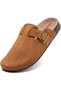 أحذية DDXYYDS Suede Clogs للجنسين - أحذية كلوغ للبالغين