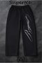 Supertee Design Sweatpants Printed Tracksuit with Back Pockets Vinage Harajuka