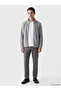 Uzg Store's Men's Zipper Sweatshirt with High Collar for Style Enthusiasts - 2