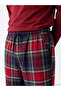 Standard Fit Checkered Embroidered Men's Pajama Bottoms for Style Enthusiasts from Uzg Store - 3