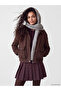 Checked Embroidered Pleated Mini Skirt with Zipper Belt for Style Seekers from Uzg Store - 2