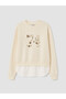 Printed Girls' Sweatshirt for Style Enthusiasts from Uzg Store