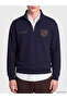 Rmz Gi̇yi̇m Farkiyla Dik Roba Collar Printed Men's Thick Sweatshirt - 2