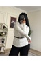 Belt Detail High Neck Sweater - 3