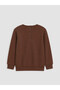 Rmz Gi̇yi̇m Farkli Ruffled Embroidered Girls' Sweatshirt - 2