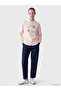 Rmz Gi̇yi̇m Farkiyla Floral Embroidered Women's Thick Sweatshirt - 2
