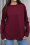 Mürdüm Tinta Crew Neck Slim Sweatshirt - 5
