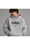 Unisex Men/Women Chaos Colorful Custom Printed Cotton Oversize Hooded Sweatshirt - 2