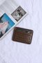 Women's Faux Leather 5-Compartment Elegant Design Croco Patterned Card Holder - 2